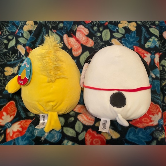 SNOOPY & WOODSTOOK squishmallow pair - Picture 2 of 4